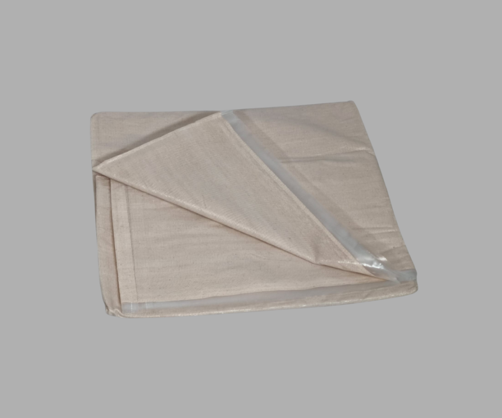 Pack Of 5 Prep Solutions Dust Sheets – 6ft X 3ft (1.8m X 0.9m) Cotton Twill With Poly Backing – Reusable Protective Covers